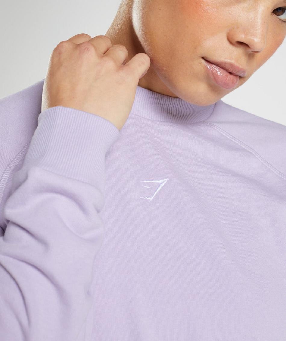 Gymshark Training Cropped Sweater Ženske Accessories Ljubičaste | HR 3776LIS